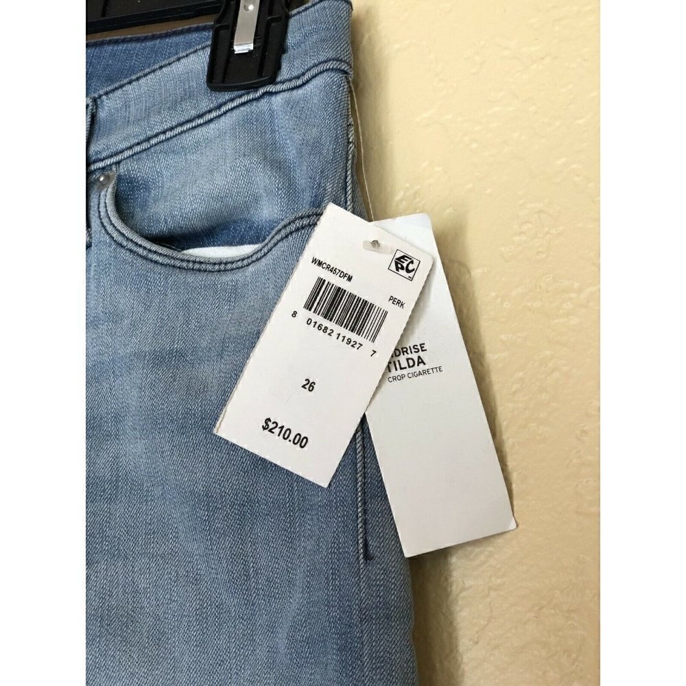HUDSON Women Tilda Cropped Cigarette Jeans Size 26 - Picture 7 of 12